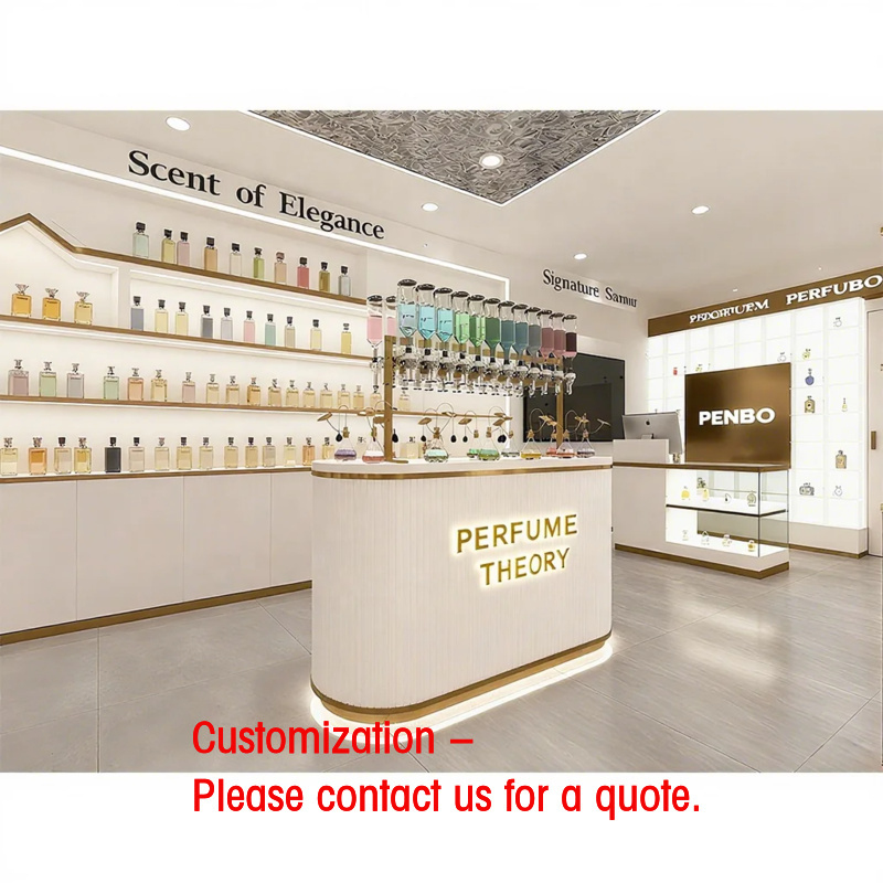 Perfume Fragrance Shop - 맞춤형 조명 향수 진열장 고급 향수