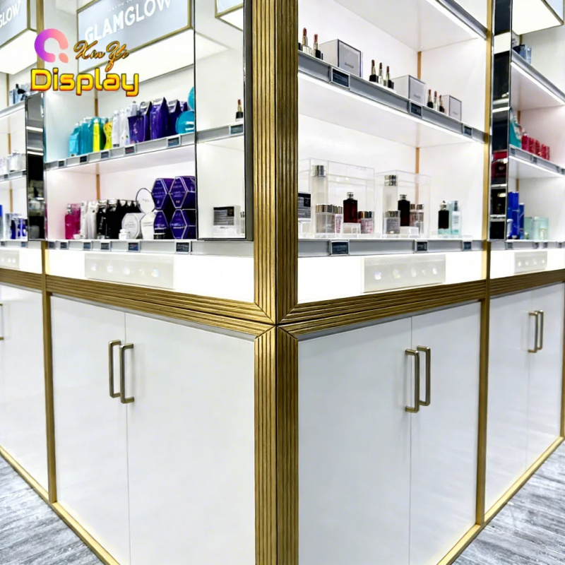 맞춤형 현대식 고급 LED 조명 향수 매장 진열대 맞춤 - Perfume Fragrance Shop 리뷰 및 가격