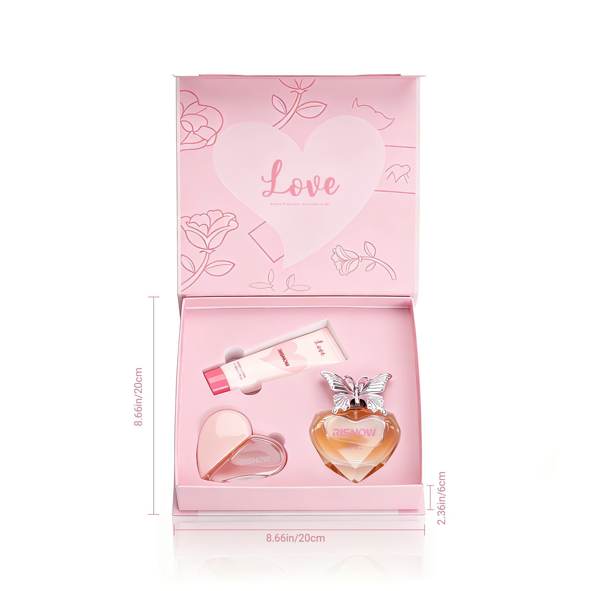 리스노우 여성용 향수 선물 세트, 향수 2종 & 바디로 - Perfume Fragrance Lotion 리뷰 및 가격